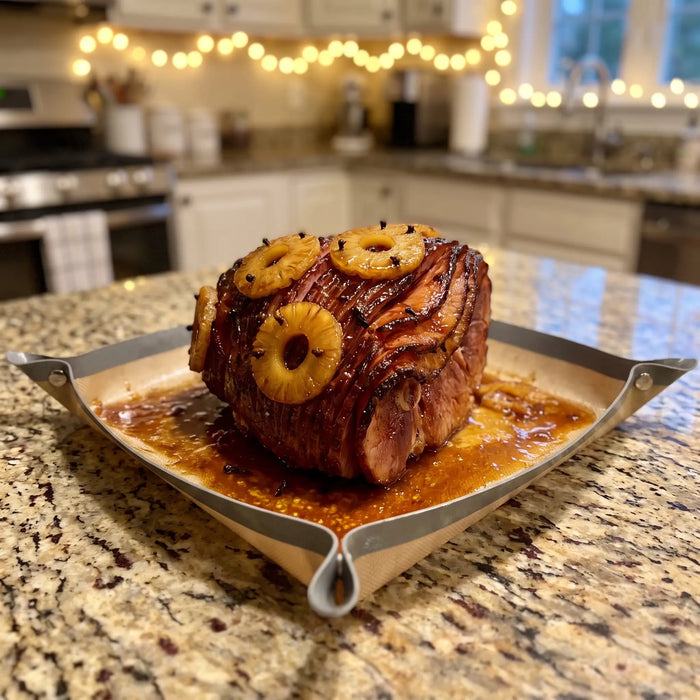Glazed ham